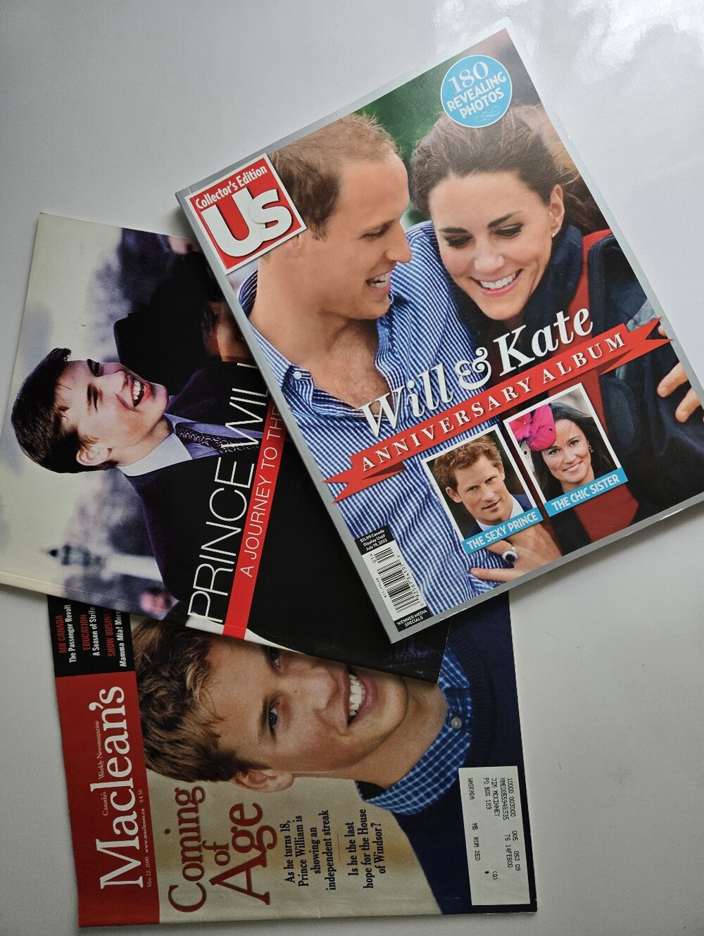 Prince William Book Magazine Lot